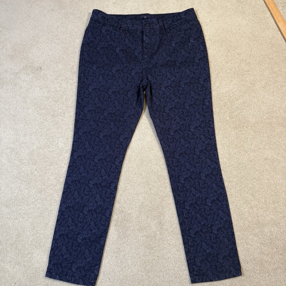 Women's 14 Classic Skinny Jeans Liverpool NYDJ Lot of 5 Medium Dark White Wash - Picture 4 of 5